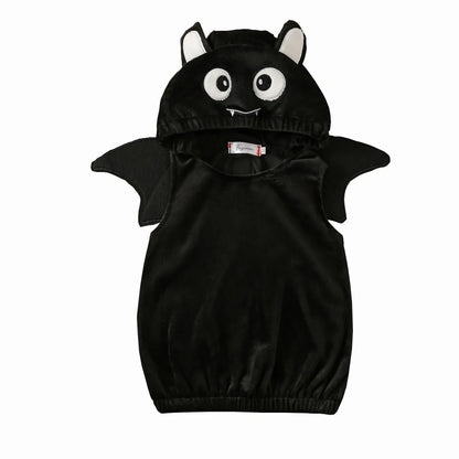 Umorden Baby & Toddler Black Bat Halloween Costume – Unisex Bat Hoodie Vest Outfit for Infants & Toddlers, Sizes 1T–3T