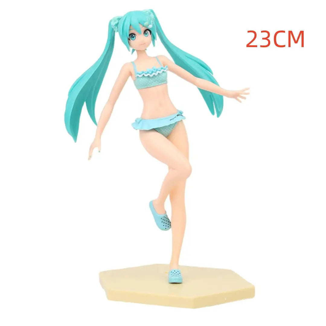 Hatsune Miku Anime Figure – Wedding Dress & Swimsuit Vocaloid PVC Action Figure Collectible Model Toy for Girls Gift