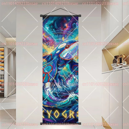 Póster HD de desplazamiento de pared de anime de Pokémon – Dragonite, Gengar, Pikachu, Charizard y legendarios