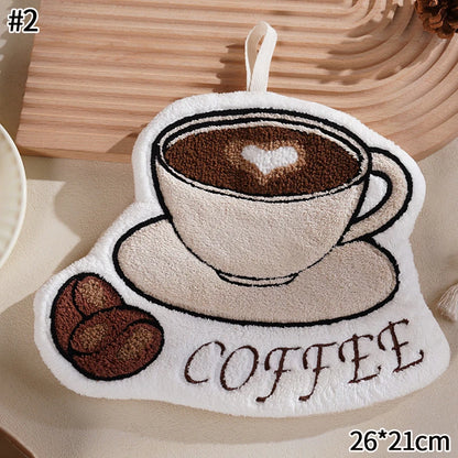 Serviette absorbante douce Kawaii – Joli chiffon de nettoyage pour la cuisine et la salle de bain, pour usage domestique
