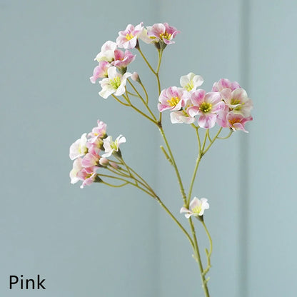 3 Forks Artificial Cornflower Bouquet – Silk Faux Flowers for Home Décor, Wedding Arrangements, Party Decoration & DIY Floral Projects