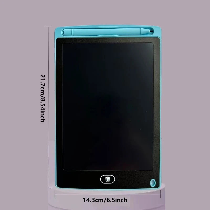 Tablette d'écriture LCD pour enfants – Planche à dessin électronique réutilisable 6,5/8,5/10/12 pouces, Pad d'apprentissage de protection des yeux avec fonction de verrouillage et d'effacement, cadeau éducatif pour enfants