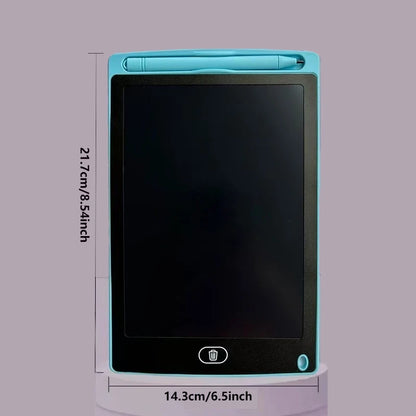 Tablette d'écriture LCD pour enfants – Planche à dessin électronique réutilisable 6,5/8,5/10/12 pouces, Pad d'apprentissage de protection des yeux avec fonction de verrouillage et d'effacement, cadeau éducatif pour enfants