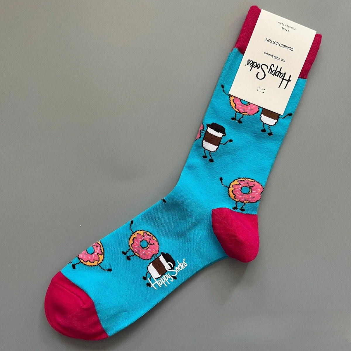 Men’s Classic Crew Socks – Cotton Everyday Socks, Sizes 7–11 UK (41–46 EU)