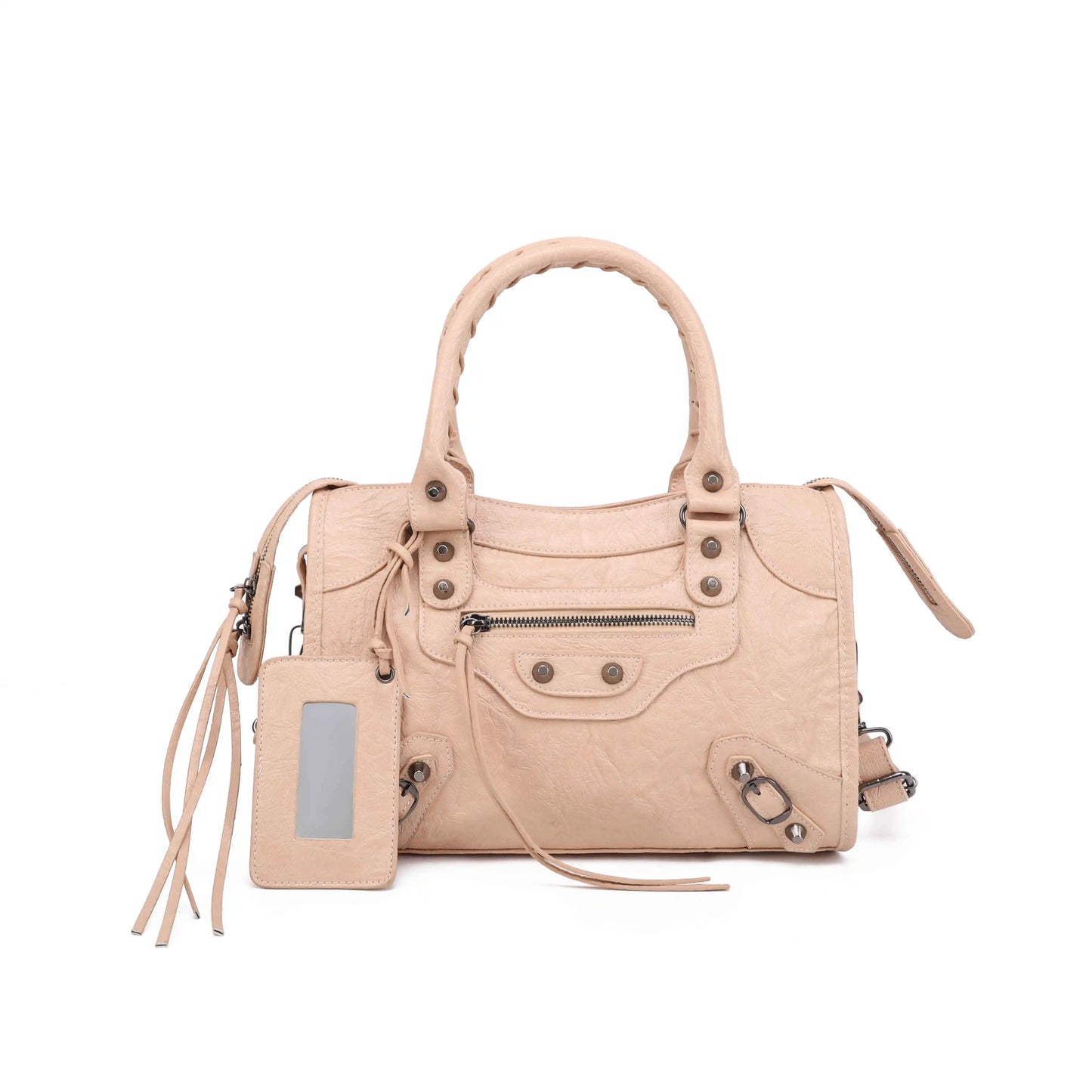 Bolso de Hombro de Motociclista Urbano para Mujer – Bolso de Mano Cruzado de Lujo de Diseñador, Bolso de Gran Capacidad de Moda Otoño Invierno 2025 para el Viaje Diario, Viajes y Estilo Casual