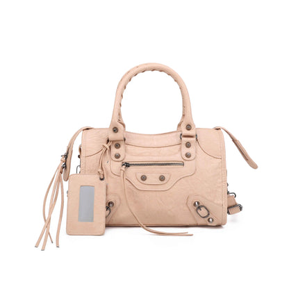Bolso de Hombro de Motociclista Urbano para Mujer – Bolso de Mano Cruzado de Lujo de Diseñador, Bolso de Gran Capacidad de Moda Otoño Invierno 2025 para el Viaje Diario, Viajes y Estilo Casual