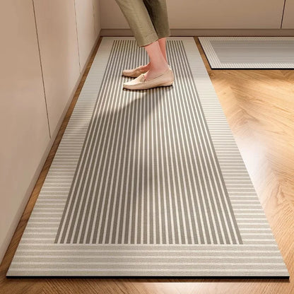 German Kitchen Floor Mat – Waterproof Oil-Resistant Diatomaceous Earth Absorbent Pad, Non-Slip Quick-Dry Dirt-Resistant Kitchen Rug