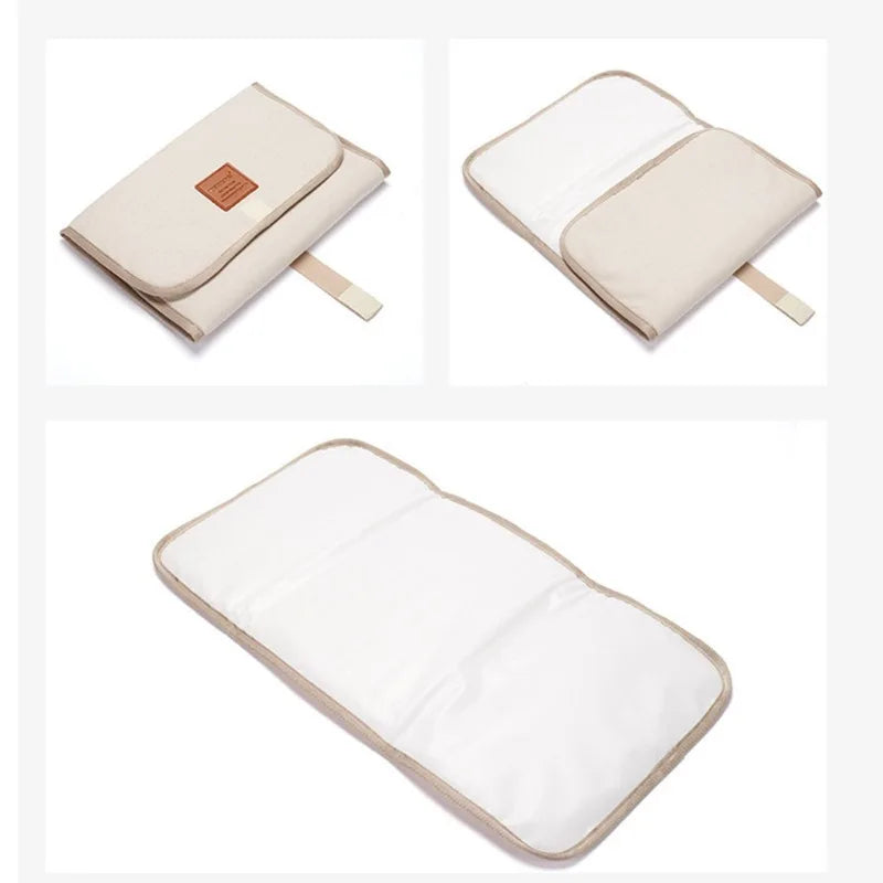 Matelas à Langer Pliable Imperméable – Tapis à Langer de Voyage Portable pour Nouveau-nés avec Design Respirant et Anti-fuites