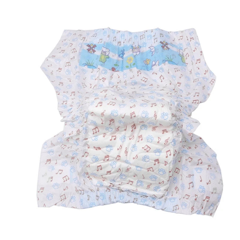 10/12 pañales desechables para perros, súper absorbentes, a prueba de fugas, pantalones fisiológicos para cachorros machos y hembras