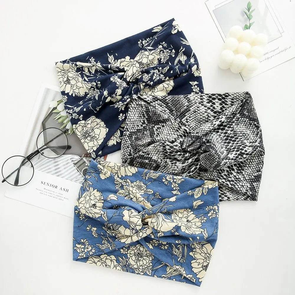 Extra Large Twisted Headband – Thick Wide Turban Hair Wrap for Women | Workout Yoga Fashion Hair Accessories