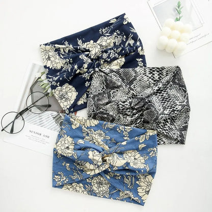 Extra Large Twisted Headband – Thick Wide Turban Hair Wrap for Women | Workout Yoga Fashion Hair Accessories