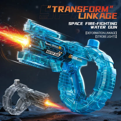 Electric Water Gun Blaster – Powerful Automatic Squirt Toy for Adults, Kids, Beach & Summer Outdoor Fun