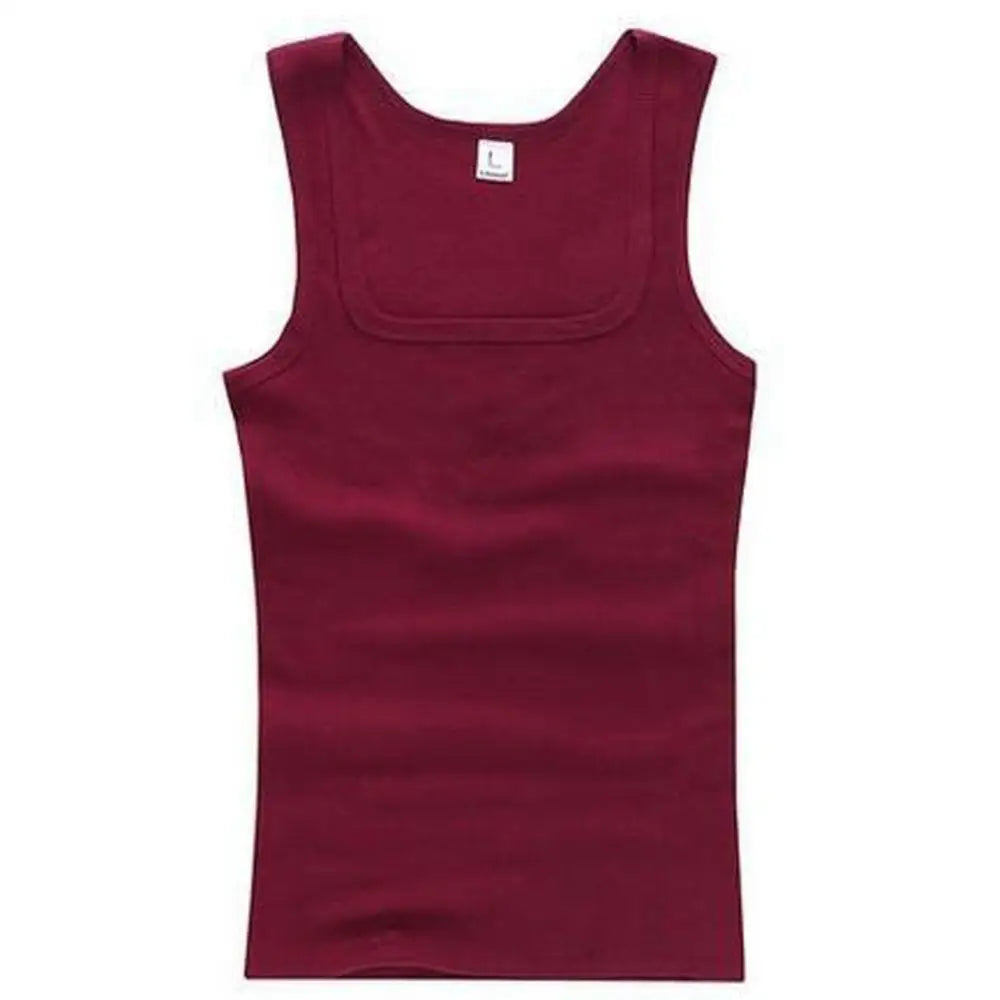 Unisex 100% Cotton Tank Top – Plus Size Sleeveless Fitness Vest for Men & Women, Breathable Gym Workout Shirt