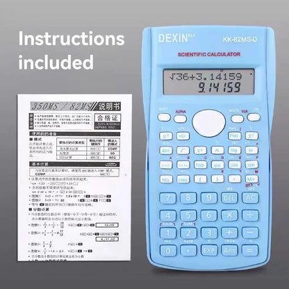 Portable Scientific Calculator – Dual-Row Display Multifunction Calculator for School, Office & Everyday Use