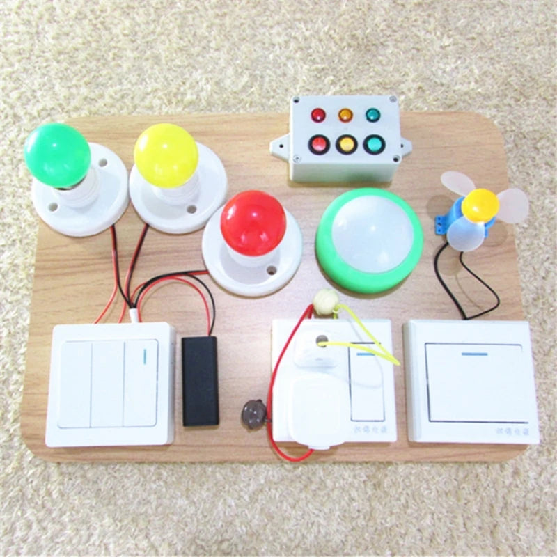 Accesorios Montessori para tablero de actividades DIY – Piezas para tablero sensorial de bebés para el aprendizaje temprano y el desarrollo de habilidades