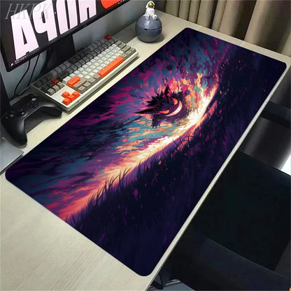 Gengar Gaming Mouse Pad – Large Extended Desk Mat with LockEdge Design for Keyboard & Computer Setup