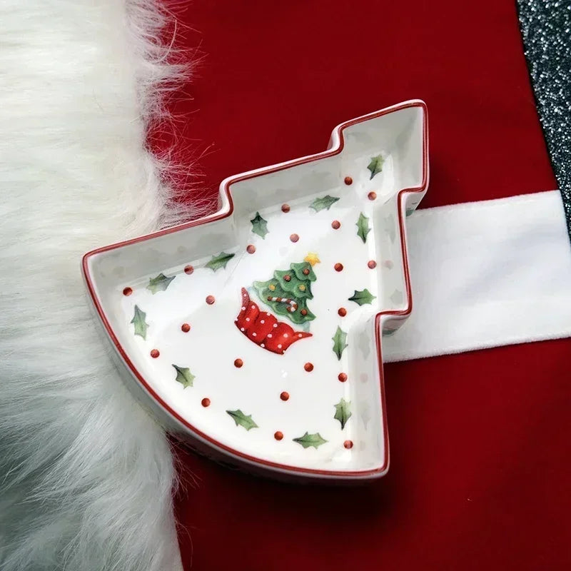 VB Cutlery Christmas Series Dining Collection – Decorative Plates, Deep Soup Bowls, Sugar Pots & Storage Containers