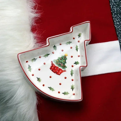 VB Cutlery Christmas Series Dining Collection – Decorative Plates, Deep Soup Bowls, Sugar Pots & Storage Containers