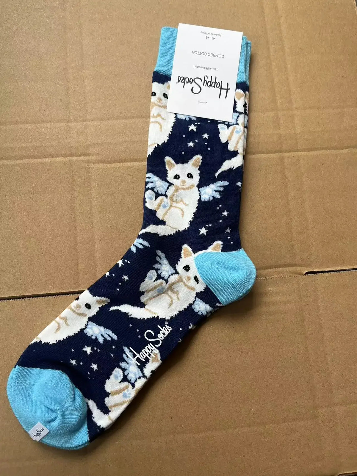 2025 Men’s Classic Crew Socks – Cotton Sports Socks for Comfortable Everyday & Athletic Wear, Sizes 41–46