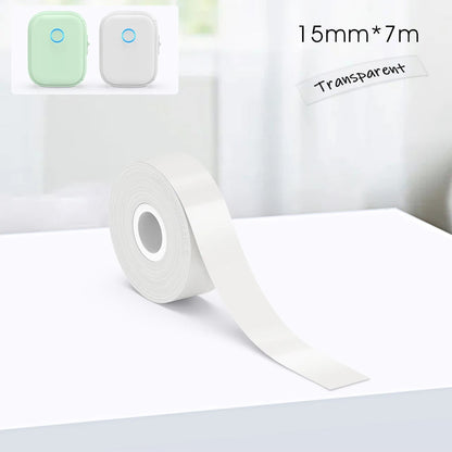 Mini impresora térmica Marklife P12 – Máquina etiquetadora portátil, impresora de pegatinas adhesivas con cinta de etiquetas continua, dispositivo de etiquetado de bolsillo Bluetooth para el hogar, la oficina y la organización