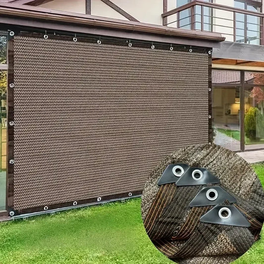 Toldo de tela de sombra con protección UV – Malla de sombra resistente para jardín, patio e invernadero