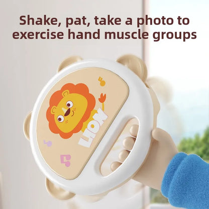 Tambor Musical para Bebés – Instrumento Montessori de Aprendizaje Temprano para Niños de 1 a 3 años, Juguete Musical Interactivo para el Desarrollo Manual, Juego Sensorial y Regalo Educativo