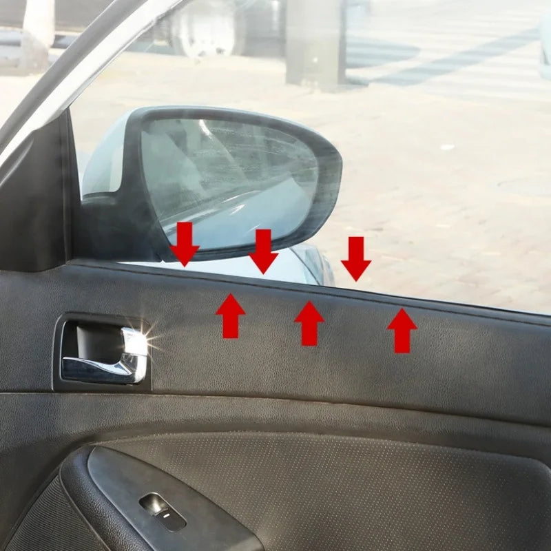 Joint d'étanchéité de fenêtre de voiture en V de 4M – Garniture en caoutchouc pour vitres latérales, réduction du bruit, isolation étanche et coupe-vent