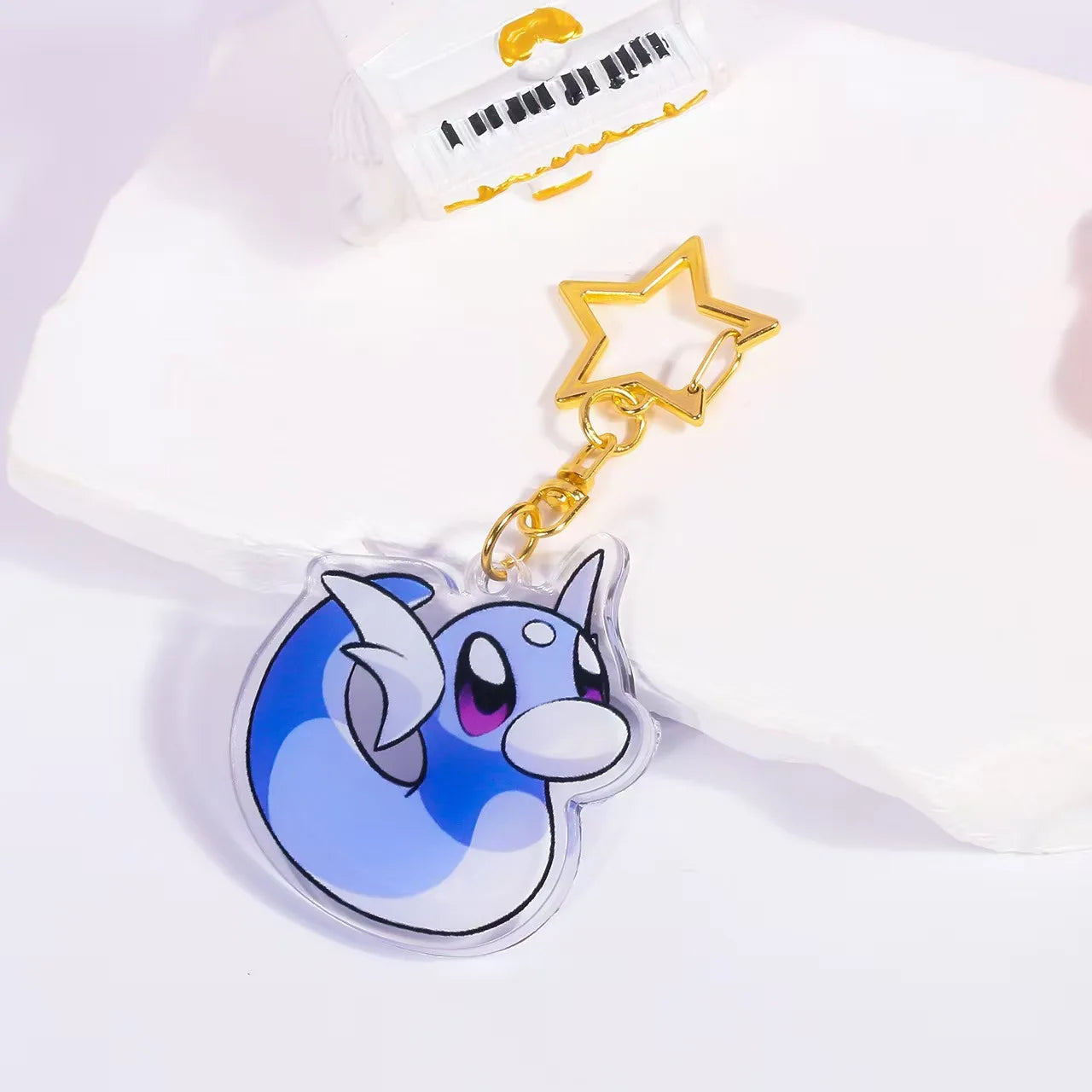 Pokémon Acrylic Keychain – Gengar, Ditto, Mewtwo, Jigglypuff & Character Bag Charm Pendant Collectible Gift