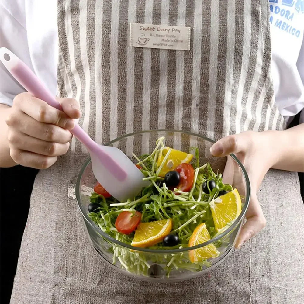 Espátula de silicona resistente al calor - Espátula mezcladora antiadherente para hornear, cocinar, mantequilla y crema