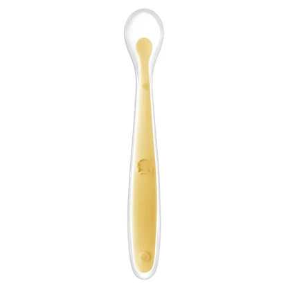 Soft Silicone Baby Feeding Spoon – Gentle Training Spoon for Infants, Toddlers & Baby-Led Weaning
