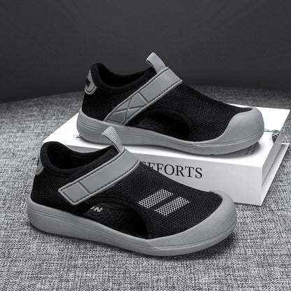 Kids Closed Toe Sport Sandals Lightweight Summer Beach Shoes for Boys & Girls