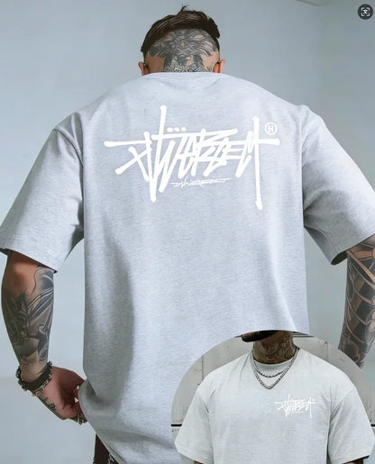 Men's 100% Cotton T-Shirt – Premium Short Sleeve Casual Tee for Outdoor, Sports & Summer Streetwear