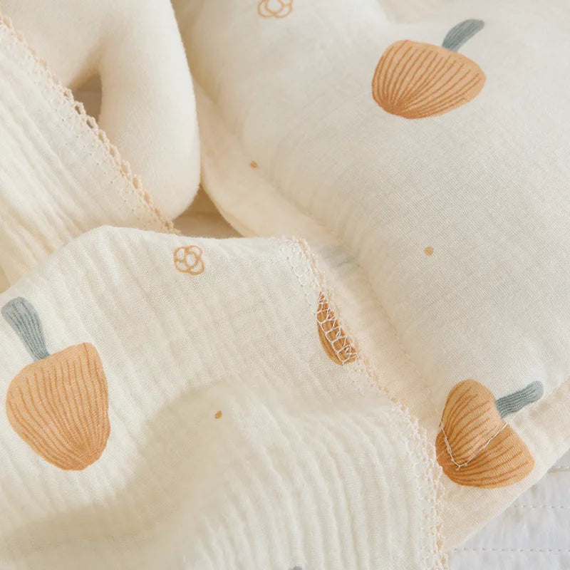 Summer Baby Muslin Blanket – Soft Newborn Swaddle Wrap Receiving Blanket for Infant Crib & Sleeping