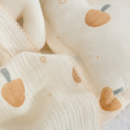 Summer Baby Muslin Blanket – Soft Newborn Swaddle Wrap Receiving Blanket for Infant Crib & Sleeping