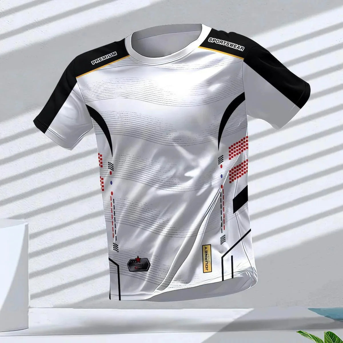 Men's Quick-Dry Running T-Shirt – Breathable Short Sleeve Gym Workout Top, Lightweight Round Neck Sports Shirt for Training & Outdoor Fitness