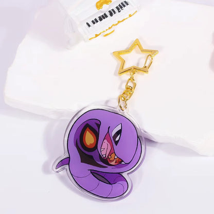 Pokémon Acrylic Keychain – Gengar, Ditto, Mewtwo, Jigglypuff & Character Bag Charm Pendant Collectible Gift