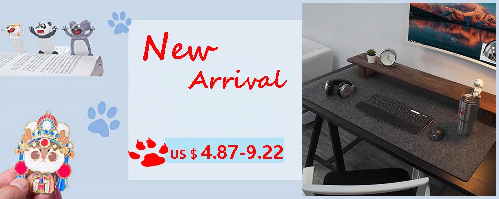 Large Wool Felt Desk Mat - Non-Slip Keyboard & Mouse Pad for Gaming, Office & Computer Desk Protection