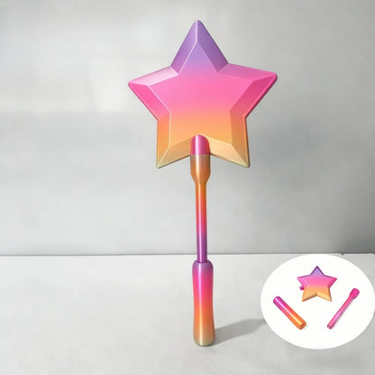 3D Printed Magic Star Wand Stand – Portable Credit Card Holder Desktop Organizer & Display Accessory