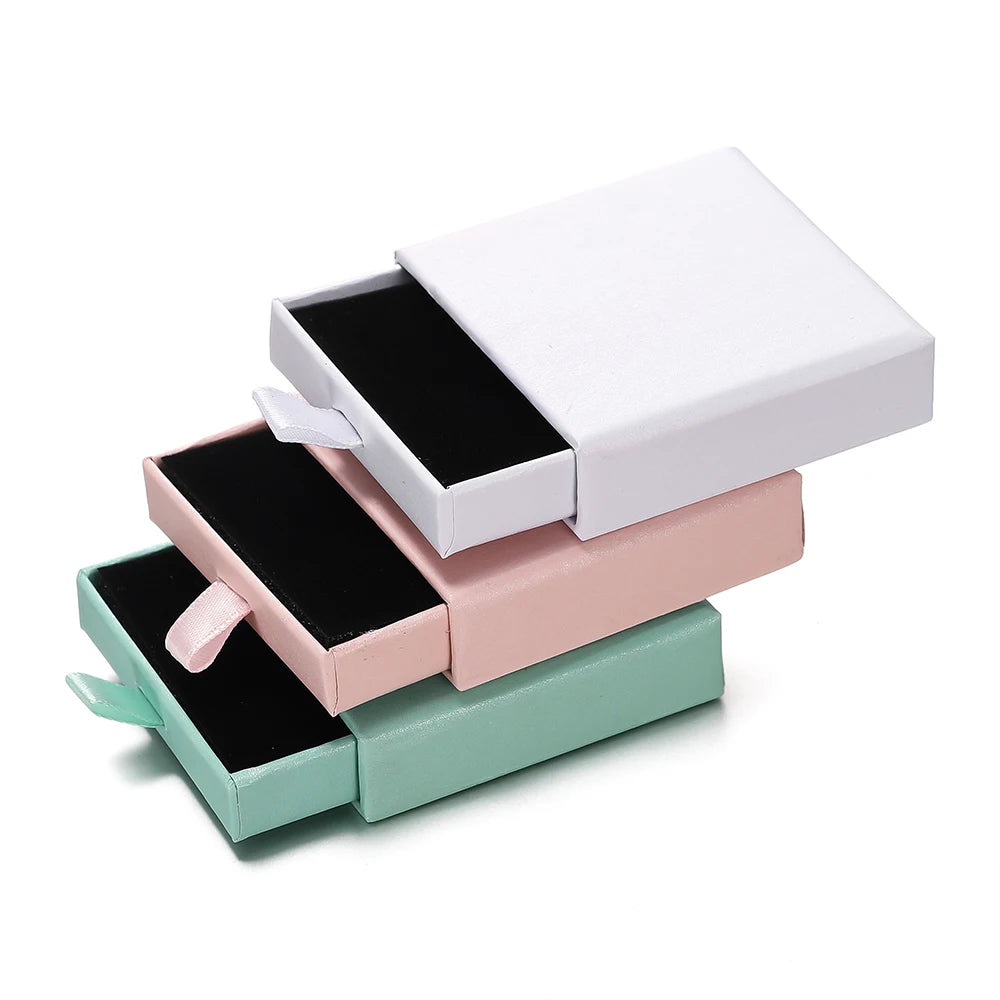 Caja de Regalo Creativa con Cajón para Joyas – Anillos, Collares, Pendientes y Pulseras – Estuche de Lujo para Exhibición y Empaque de Joyería