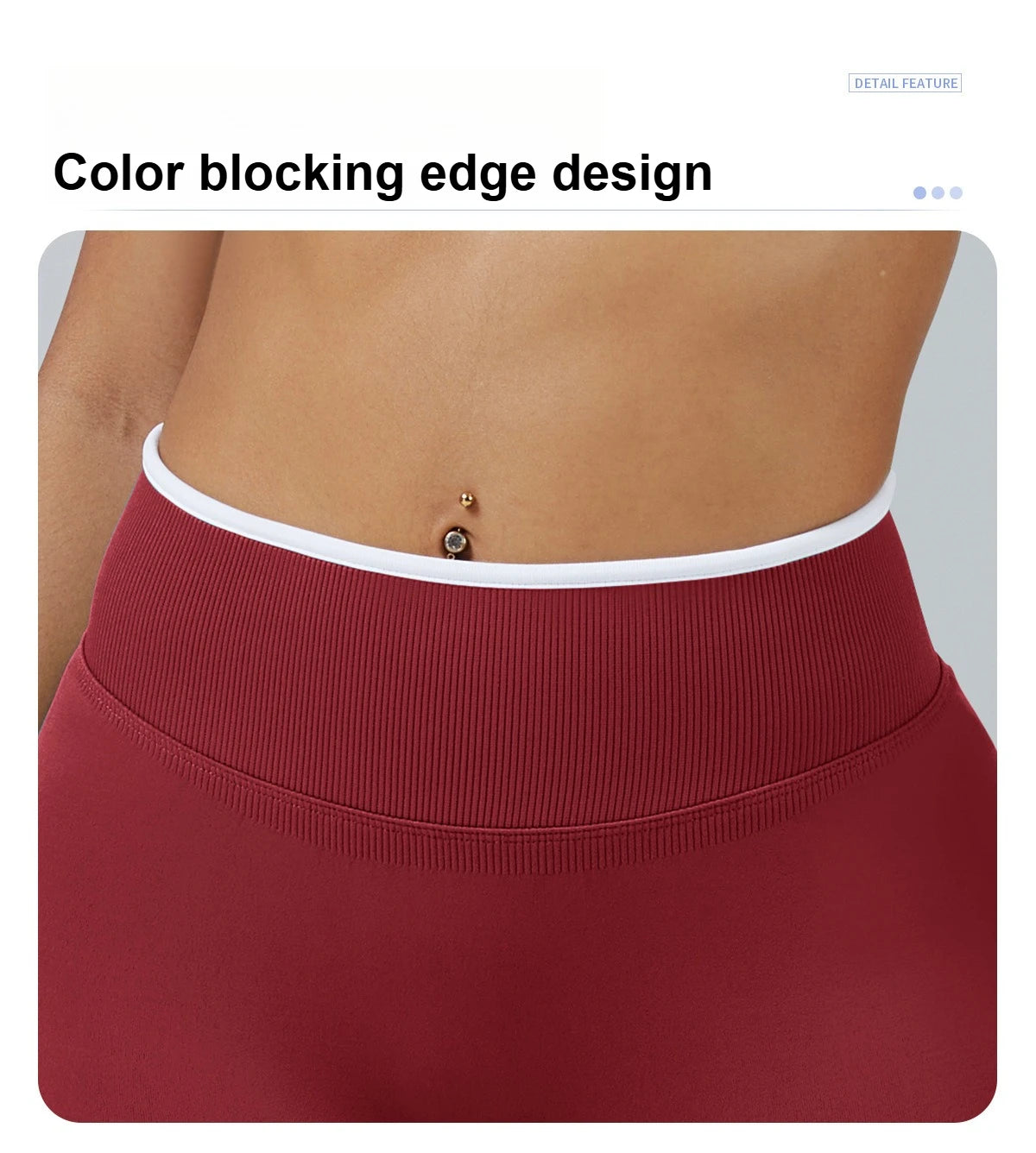 Women’s Seamless Color Block Yoga Shorts High Waist Butt Lifting Gym Workout Running Shorts