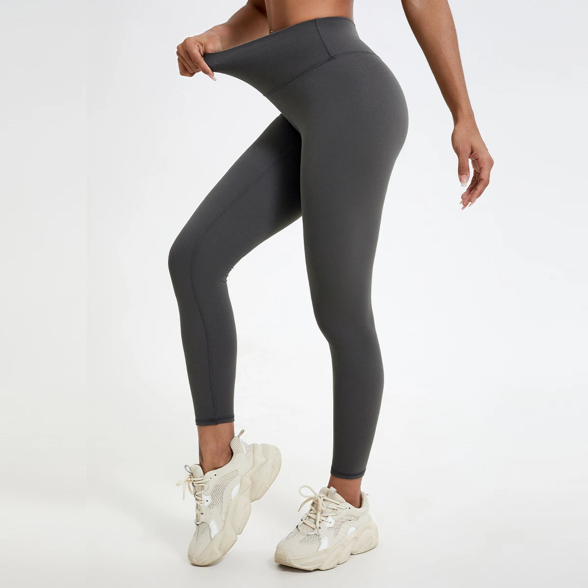 Women’s High Waist Yoga Leggings – Super Soft Gym Running Workout Tights with Push-Up Fit