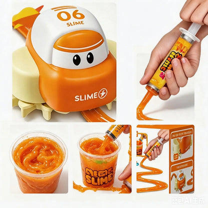 DIY Slime Track Car Set – Electric Toy Car with Draw-Your-Own Track, Non-Toxic Slime Paste & Creative Stress Relief Fun