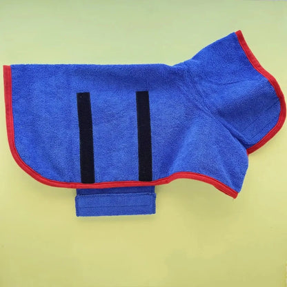 Dog Bathrobe Towel – Super Absorbent Quick-Dry Pet Bath Towel for Small & Large Dogs, Soft Bathing Robe for Dogs & Cats