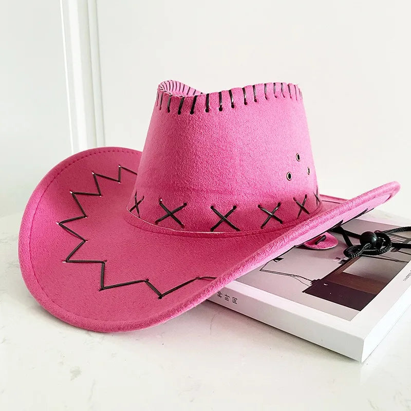 Bride Cowgirl Cowboy Hat – White Western Hat for Bachelorette Parties, Weddings & Bridal Showers