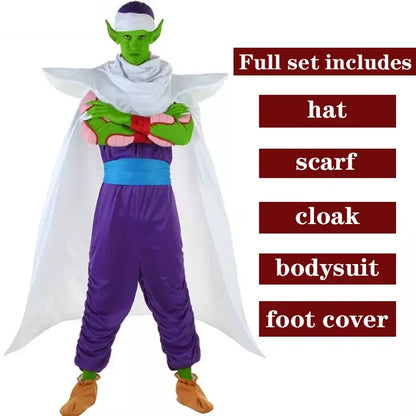 Dragon Ball Master Roshi (Kame Sennin) Cosplay Costume – Adult Men Anime Jumpsuit Outfit for Halloween, Carnival & Roleplay Events