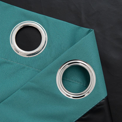 Paquete de 2 cortinas 100% opacas – Paneles de ventana térmicos con forro opaco