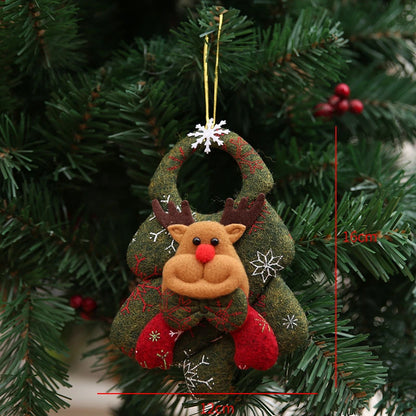 Red Star Christmas Tree Ornament – DIY Hanging Pendant Decoration for Xmas, New Year Party, Home Decor & Holiday Gifts