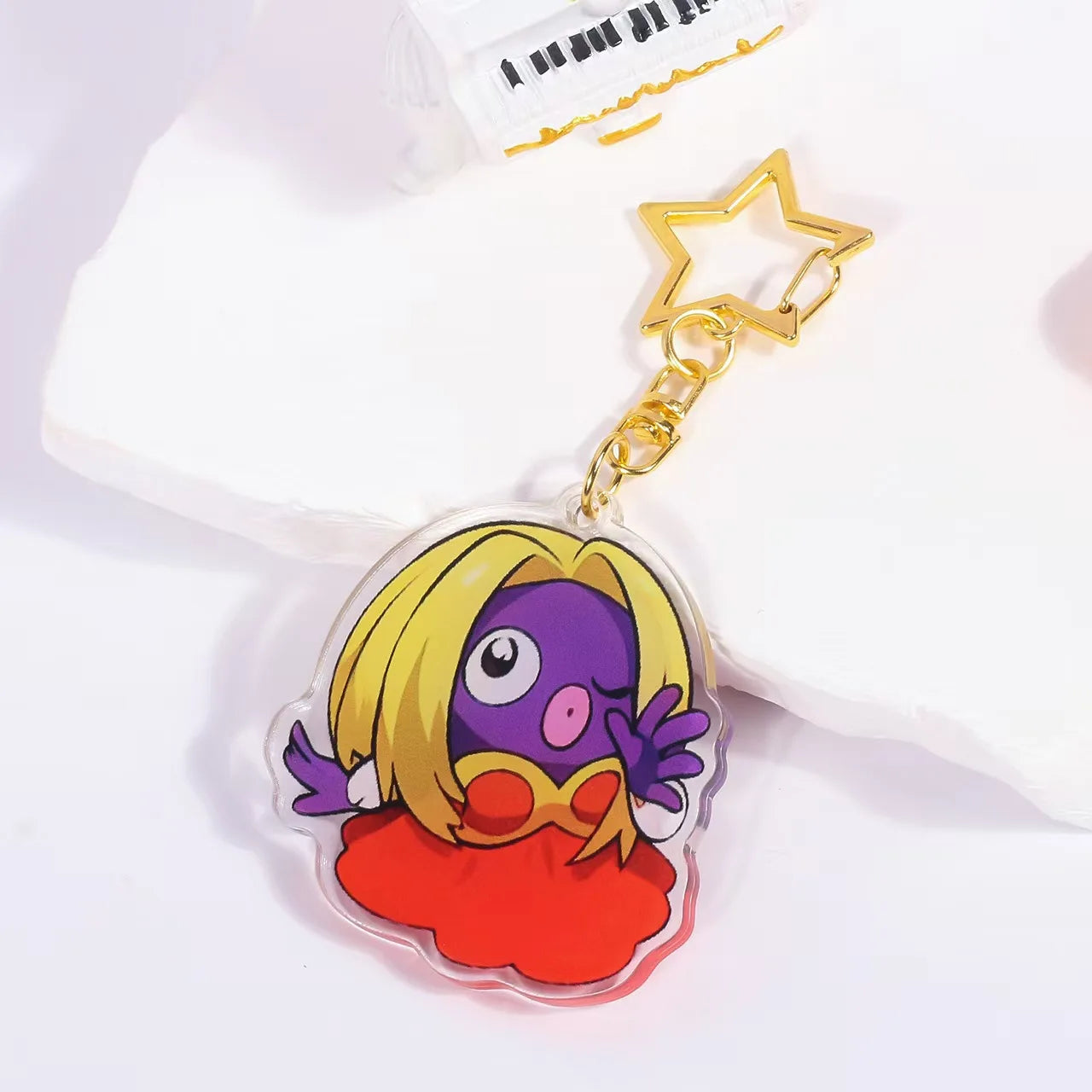 Pokémon Acrylic Keychain – Gengar, Ditto, Mewtwo, Jigglypuff & Character Bag Charm Pendant Collectible Gift