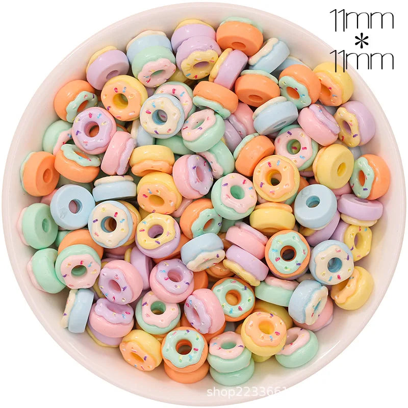 30/300pcs Mini Breloques en Résine Bonbon Fleur Amour – Mignons Accessoires de Bricolage pour Nail Art, Barrettes à Cheveux, Scrapbooking, Bijoux Faits Main et Projets Créatifs pour Enfants