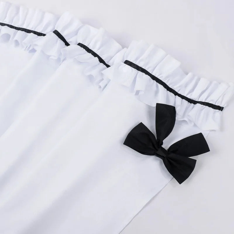Death Game Maid Cosplay Costume – Ghost Maid Aoi Outfit | Anime Lolita-Style Dress with Hat Set (Women)